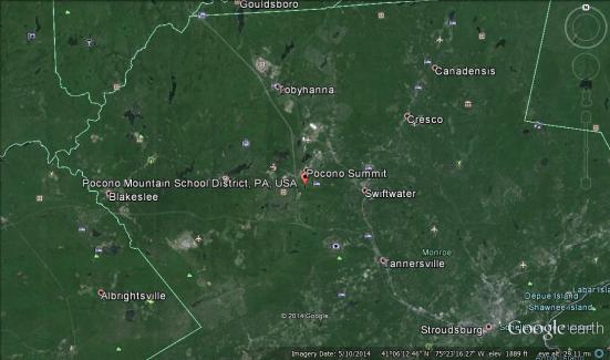 A Frein Search area
